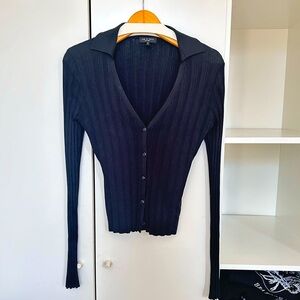 rag & bone silky button top